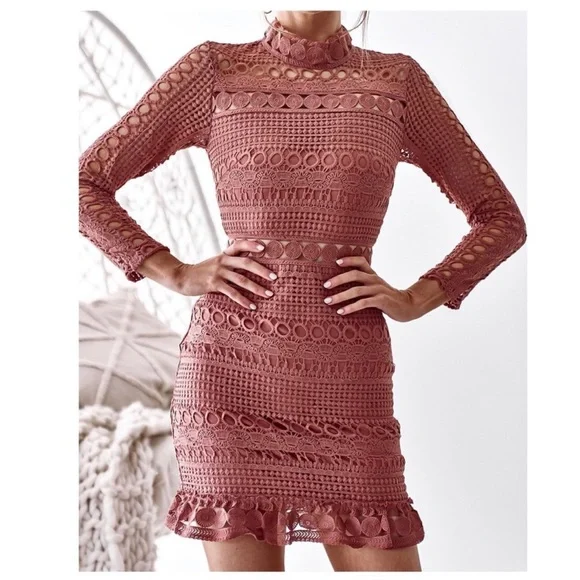brown gingham dress long Toulouse maxi dress in brown main image 1